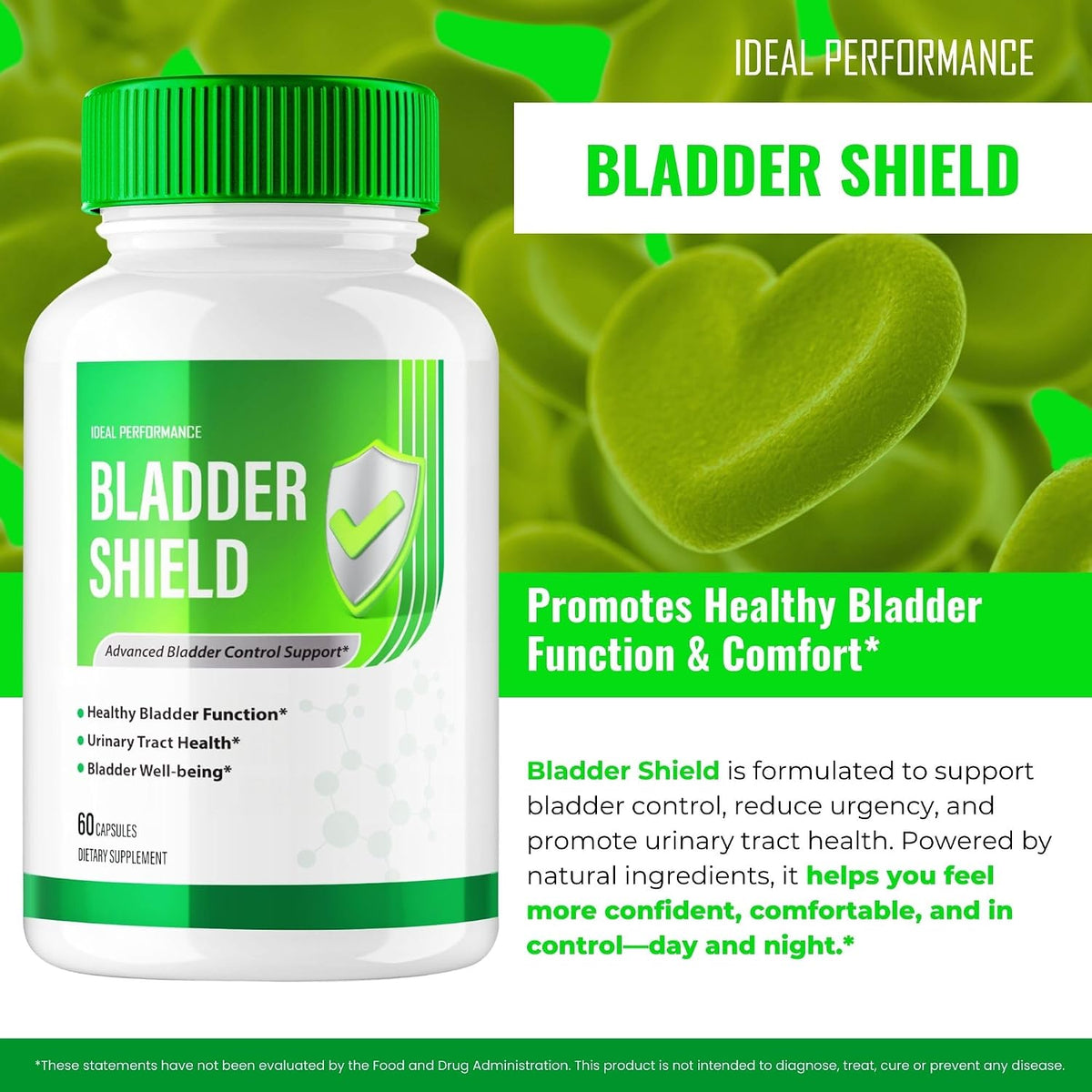Bladder Shield Capsules - Advanced Bladder Control Support (60 Capsules) - görsel 4