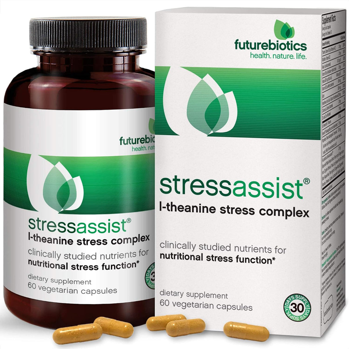 Futurebiotics StressAssist 60 Vegetarian Capsules - görsel 1