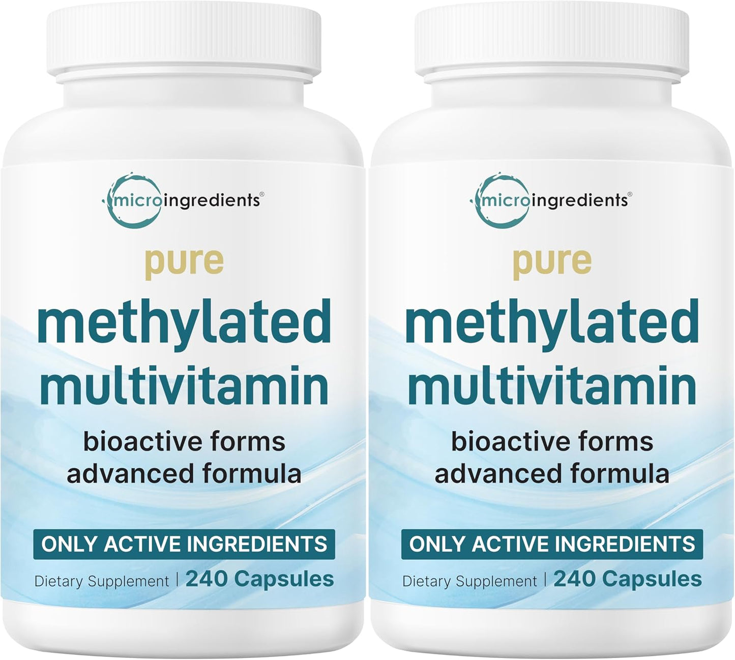 Micro Ingredients Pure Methylated Multivitamin – 240 Capsules - görsel 9