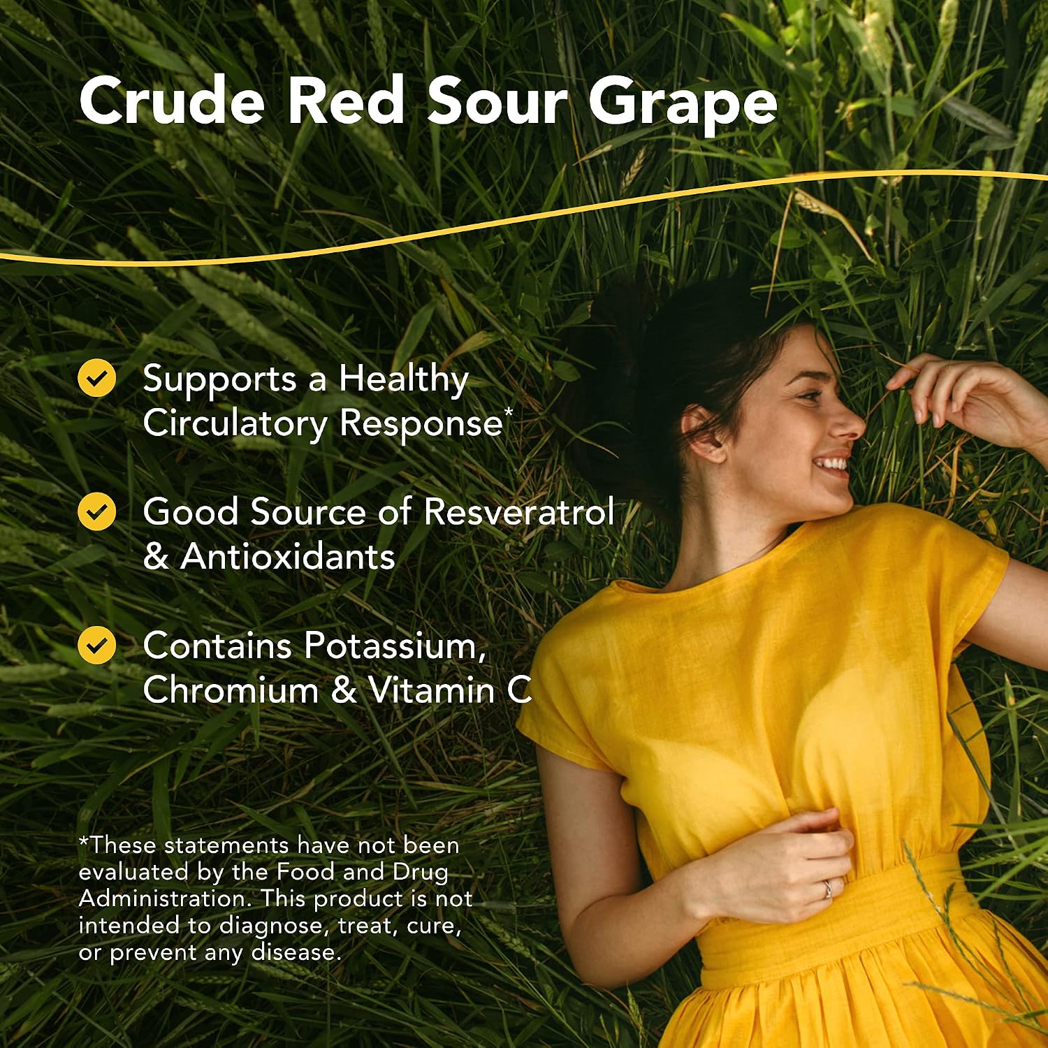 NORTH AMERICAN HERB & SPICE Resvital - Crude Red Sour Grape - 90 Capsules - görsel 2