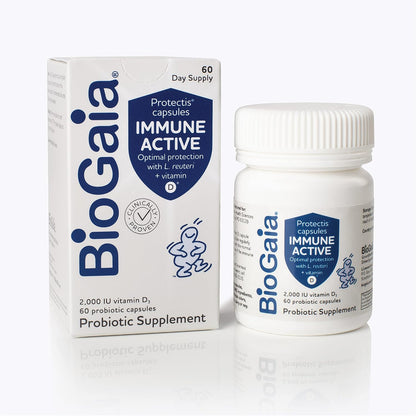 BioGaia Protectis Immune Active Probiotic + Vitamin D, 60 Capsules