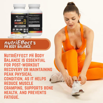pH Balance Multi-Mineral Tablets - Alkaline Support for Energy, Metabolism, Bone & Cellular Health - 180 Tablets