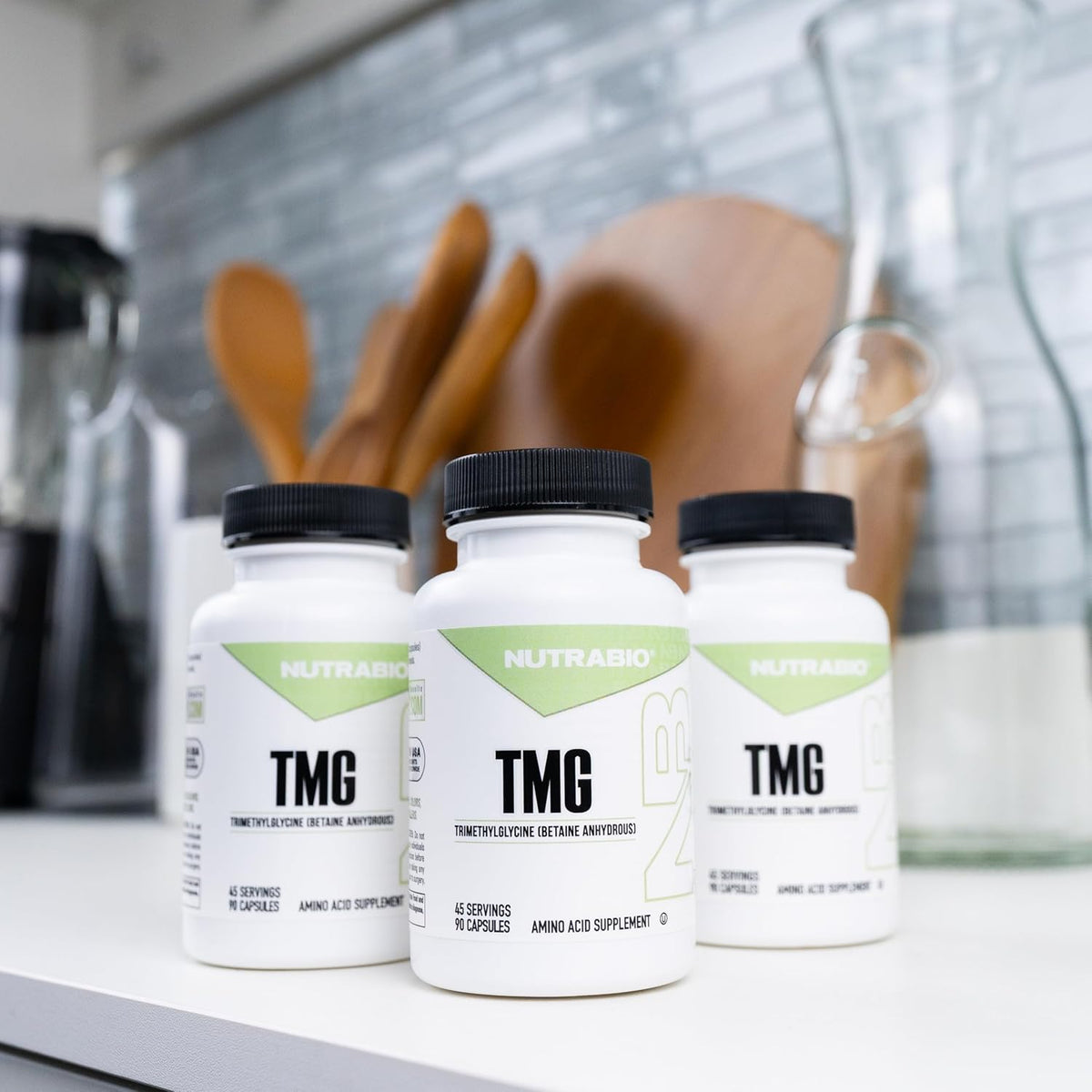NutraBio TMG (Trimethylglycine) 500mg Capsules – Betaine Anhydrous - görsel 5