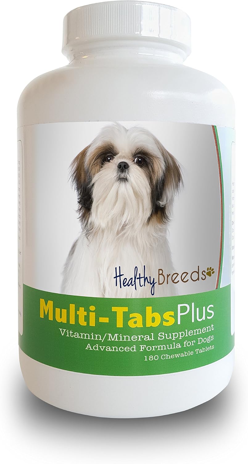 Healthy Breeds Shih Tzu Multi-Tabs Plus Chewable Tablets 180 Count - görsel 1