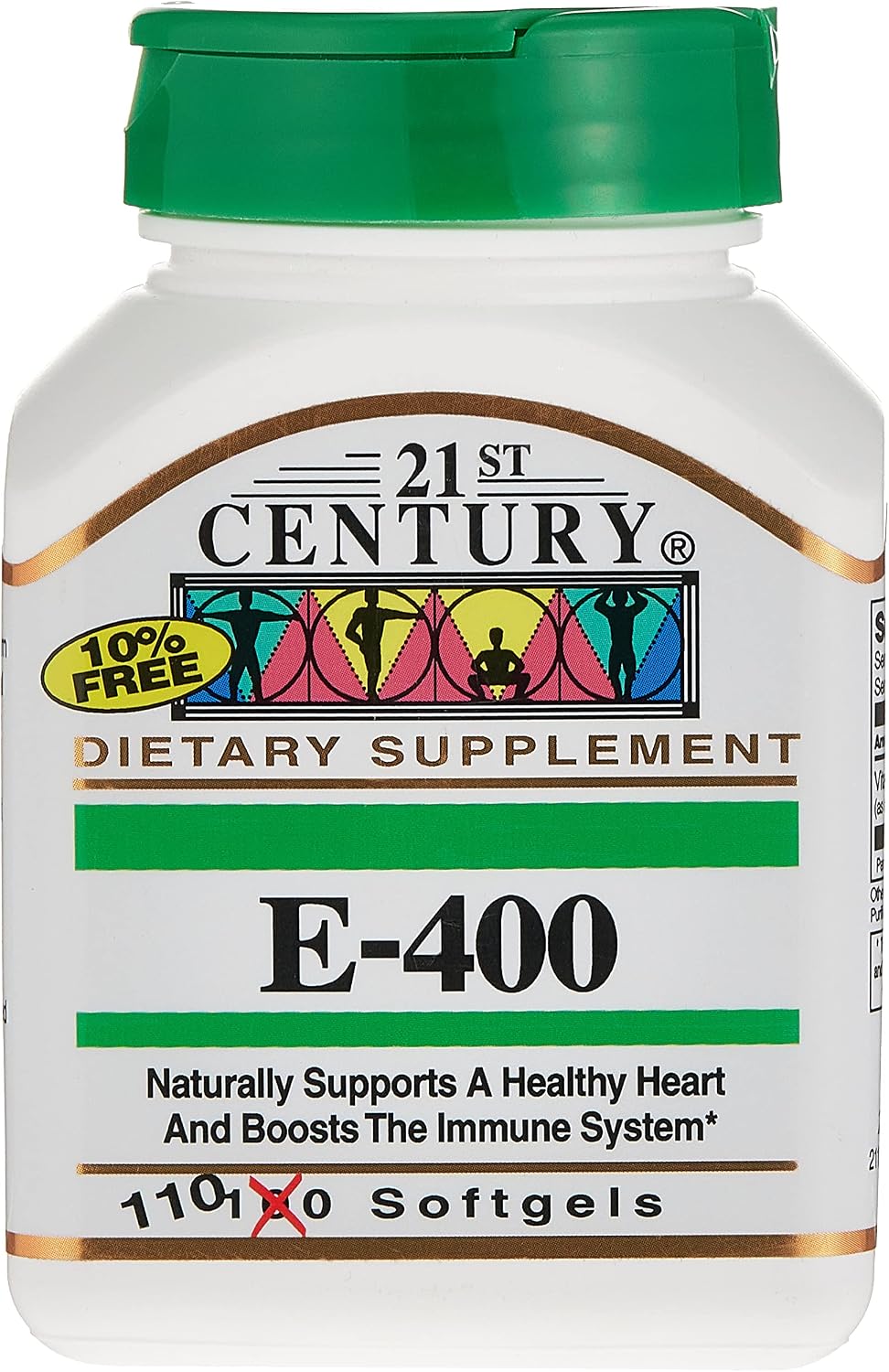21st Century Vitamin E 400 IU Softgels, 110 Softgels - görsel 1