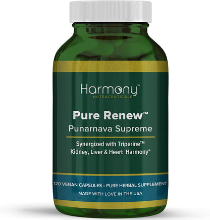 Punarnava Supreme - Heart, Liver and Kidney Harmony - Traditionally Supports Healthy Urine Flow, Joint Movement and Weight Management