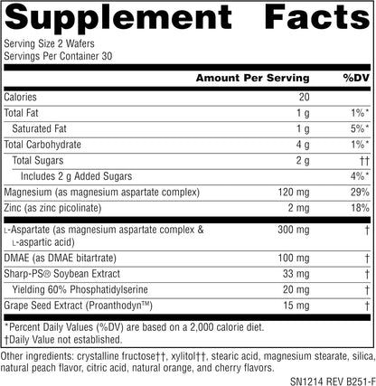 Source Naturals Attentive Child - Cognitive Support for Active Children - 60 Chewable Wafers
