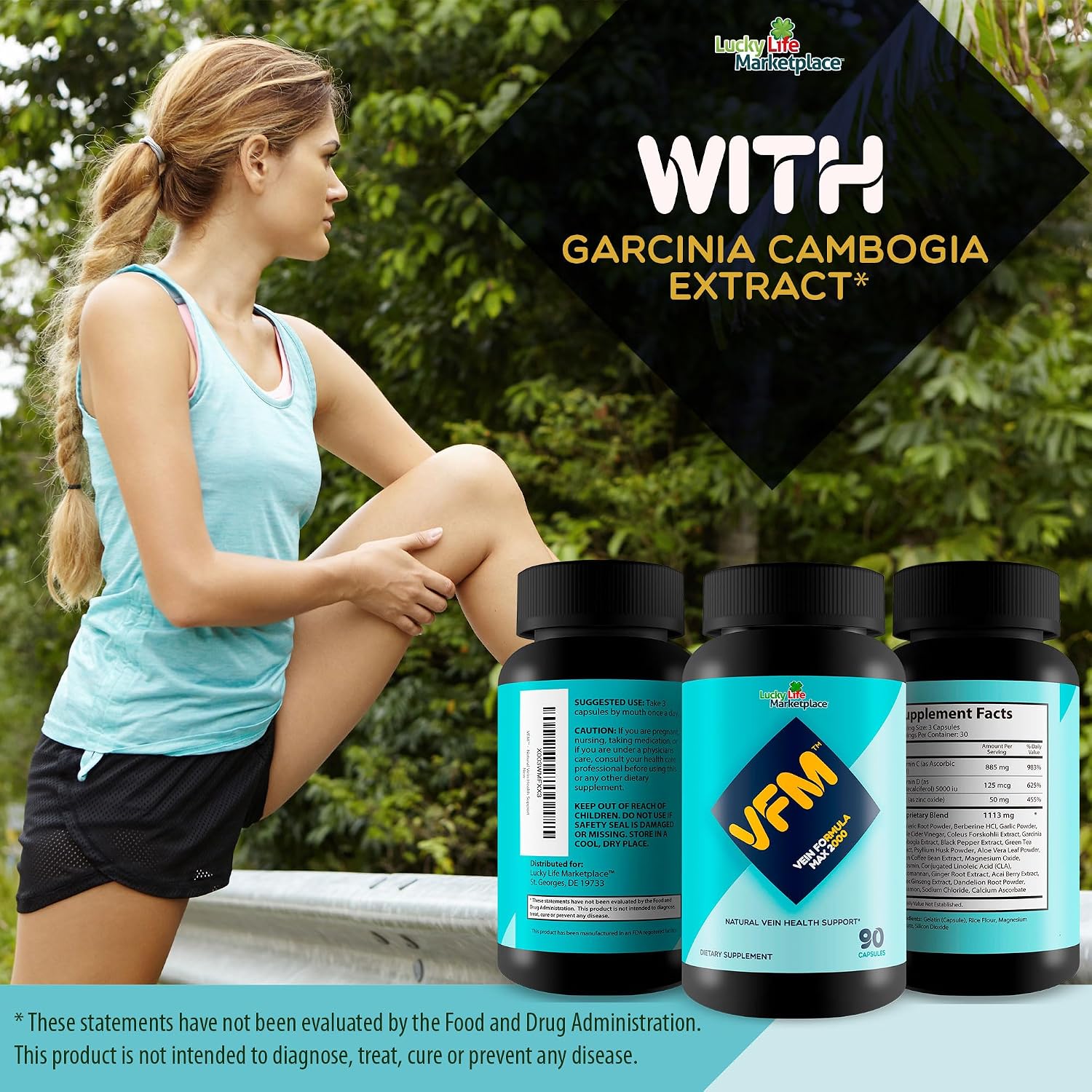 VFM Vein Formula Max 2000 - Circulatory & Vein Health Support Supplement - görsel 6