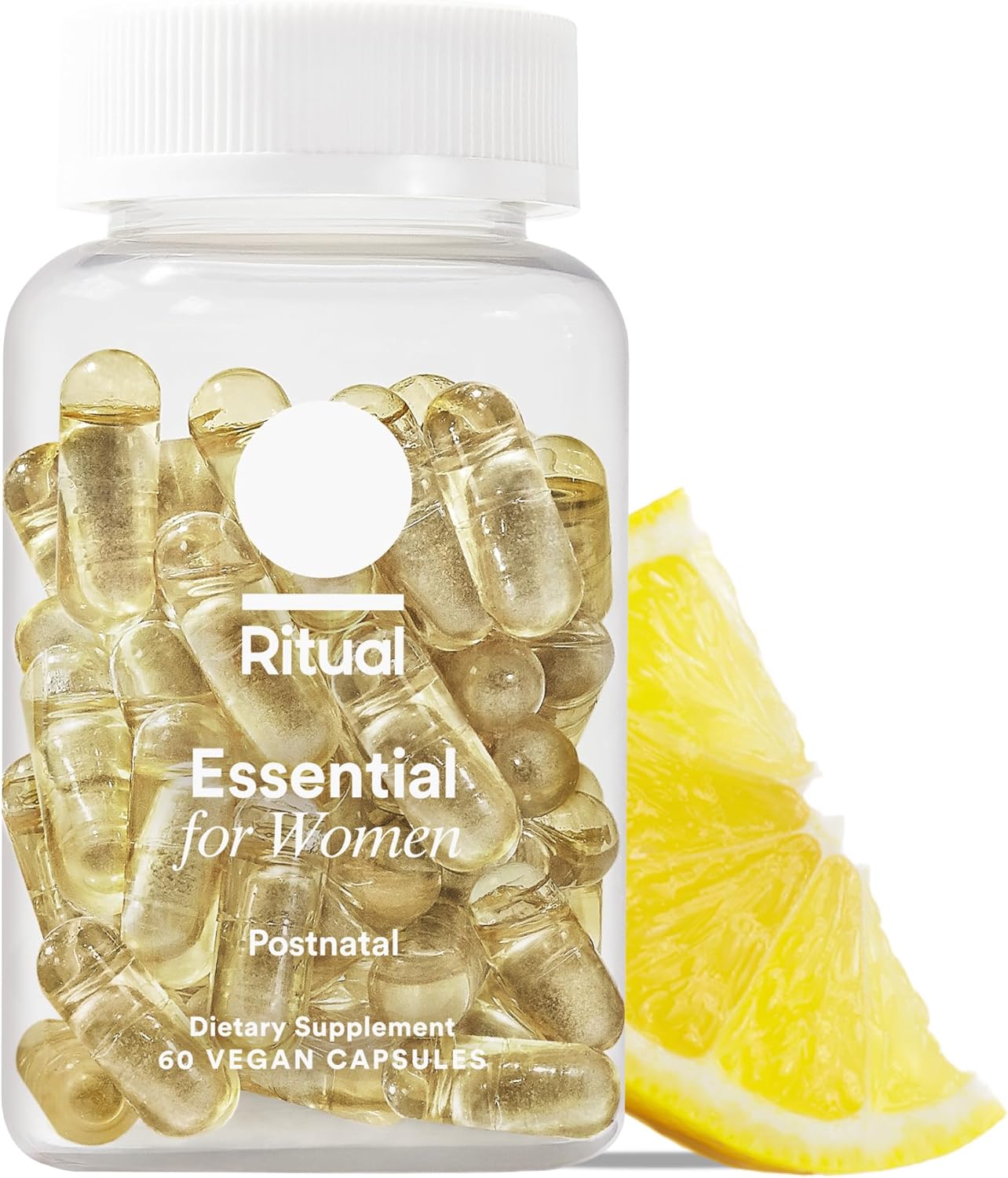 Ritual Postnatal Multivitamin for Women - Essential Vitamins & Minerals with Choline, Omega-3 DHA - Mint - 60 Capsules - görsel 9