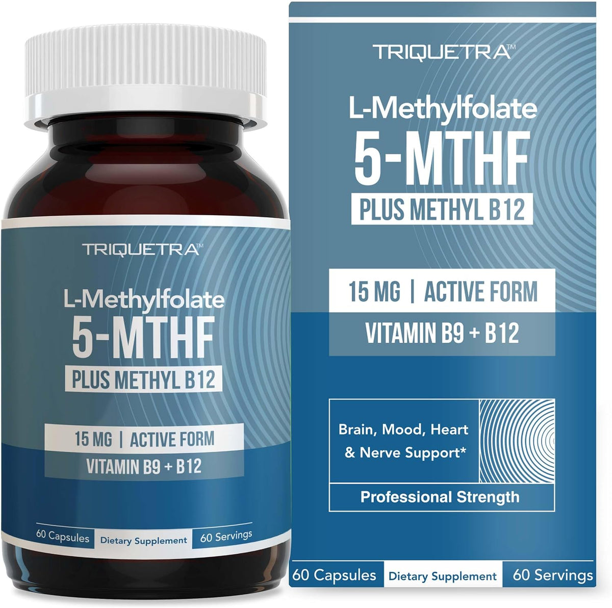 L-Methylfolate 15mg with Methyl B12 Cofactor – High Potency Liquid Sublingual Active 5-MTHF – Organic Berry Flavour – Bioactive Forms Vitamin B9 and B12 (30 ml) - görsel 7