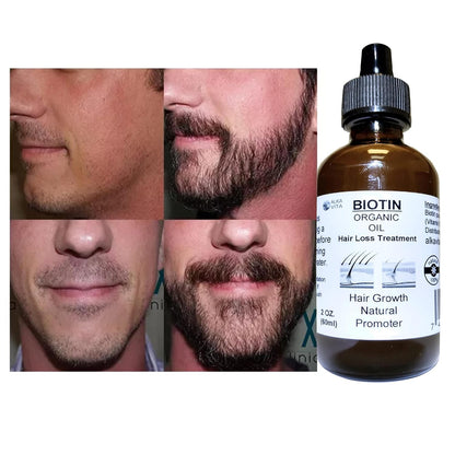 Biotin Pure Organic Oil Hair Treatment with Peanut Oil and Silica