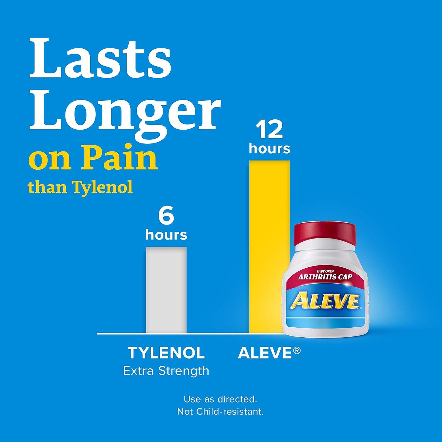 Aleve Naproxen Sodium 220 mg Pain Relief Tablets, 200 Count (Pack of 2) - görsel 5