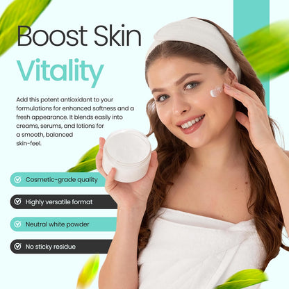 Alpha Tocopheryl Acetate Vitamin E Powder for Skin care DIY Cosmetic Grade 700 IU Acetate Powder (113 g)