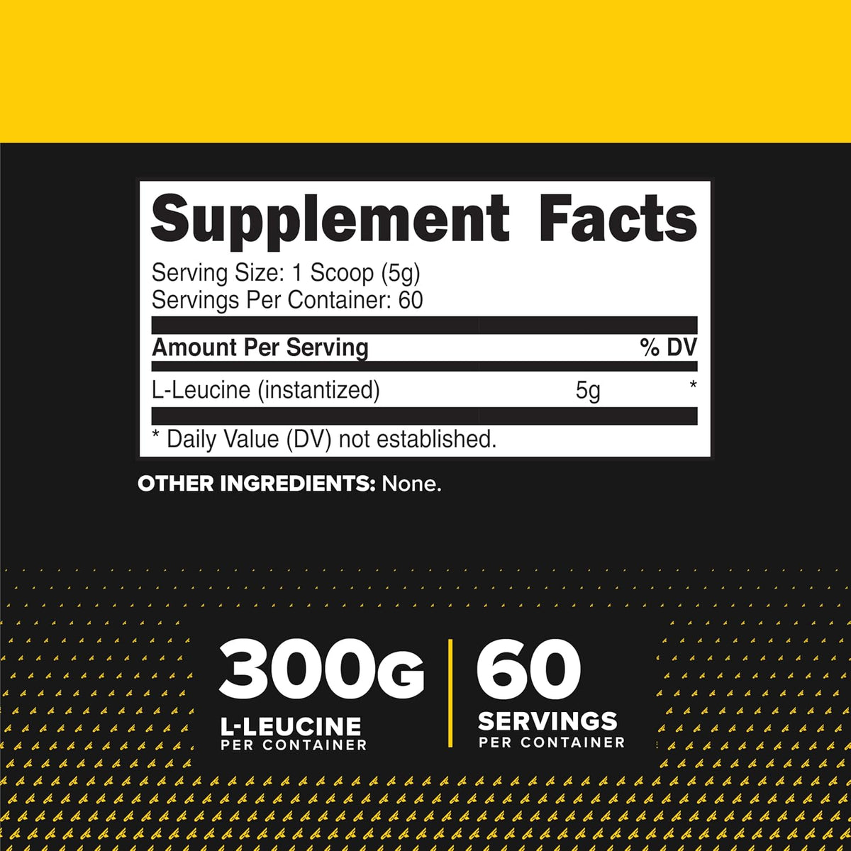 Primaforce L-Leucine (300 g | 60 Servings) – Pure L-Leucine Powder, 5 g per Serving - görsel 2