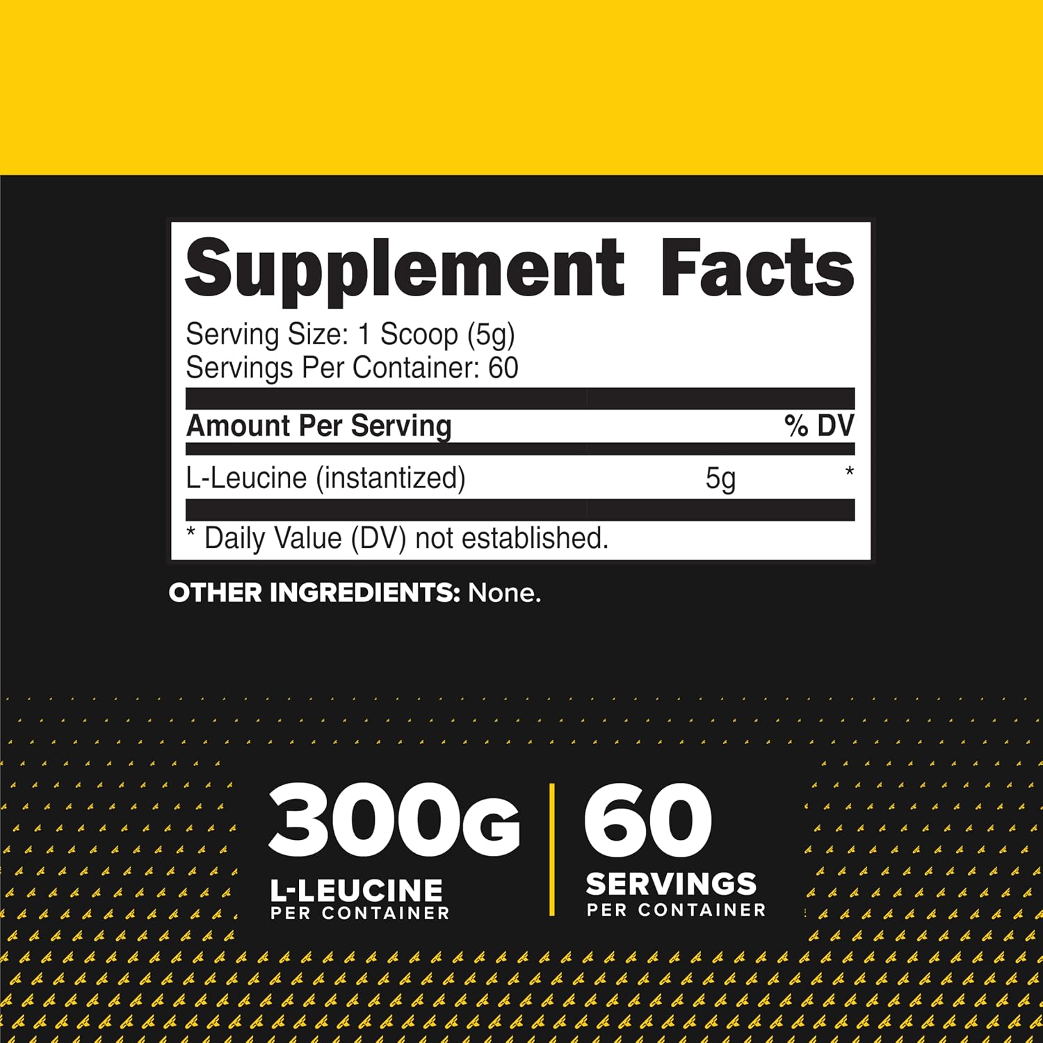 Primaforce L-Leucine (300 g | 60 Servings) – Pure L-Leucine Powder, 5 g per Serving - görsel 2