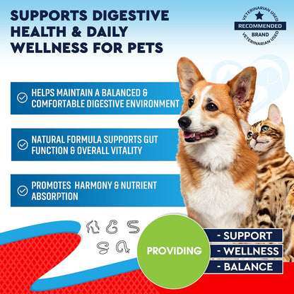 Natural Intestinal Defence for Dogs, Puppies & Cats – Herbal Cleanse with Wormwood & Black Walnut