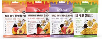 Apihaus Bee Pollen Granules (454 g) - 100% Pure Raw Superfood