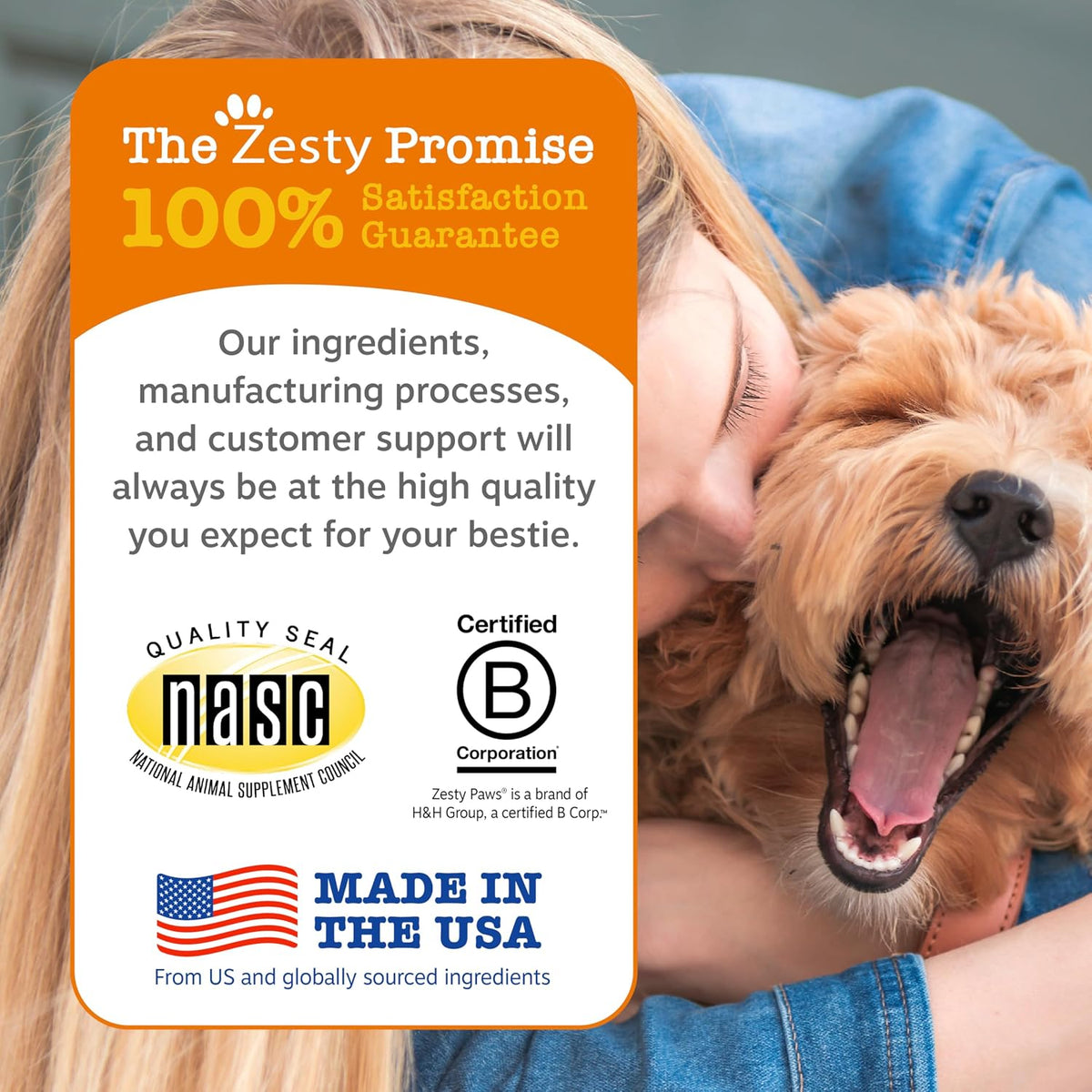 Zesty Paws Dog Multivitamin - Chewable Chicken Mini Bites (90ct) - görsel 5