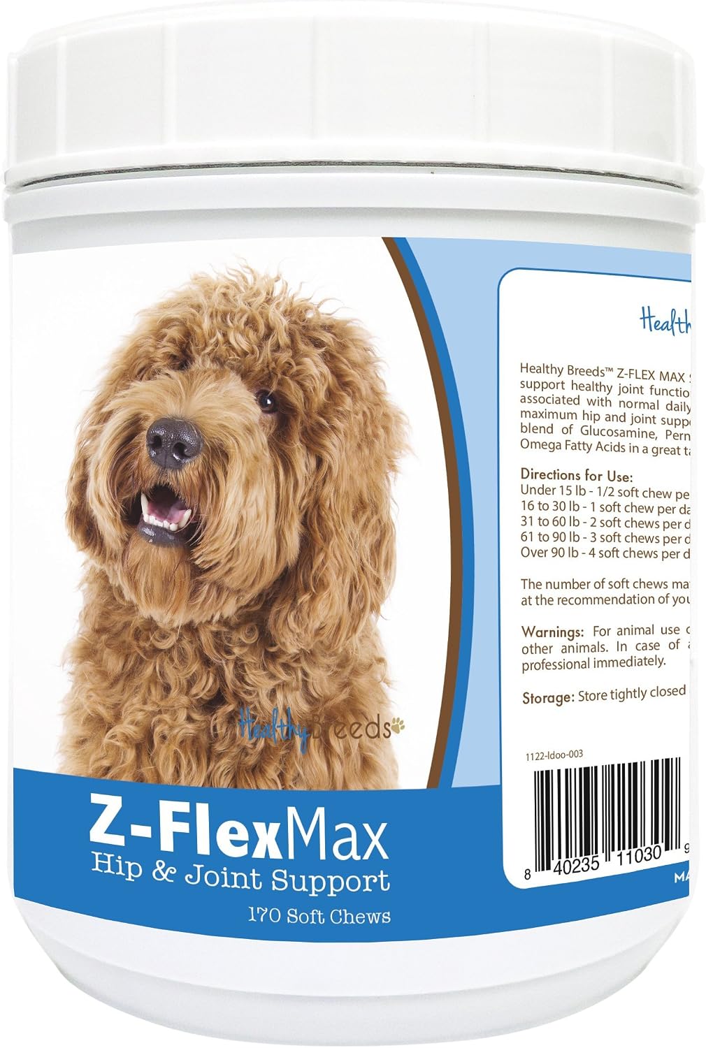 Healthy Breeds Beagle Z-Flex Max Hip and Joint Soft Chews, 170 Chews - görsel 4