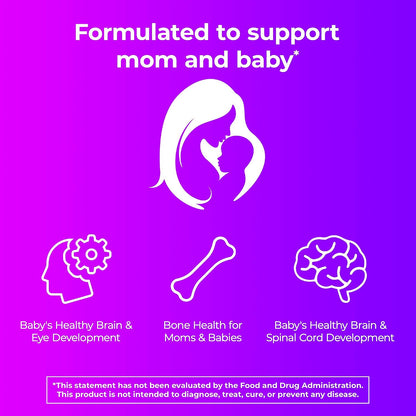 One-A-Day Prenatal 1 with DHA & Folic Acid Softgels – 30 Capsules (Pack of 6)