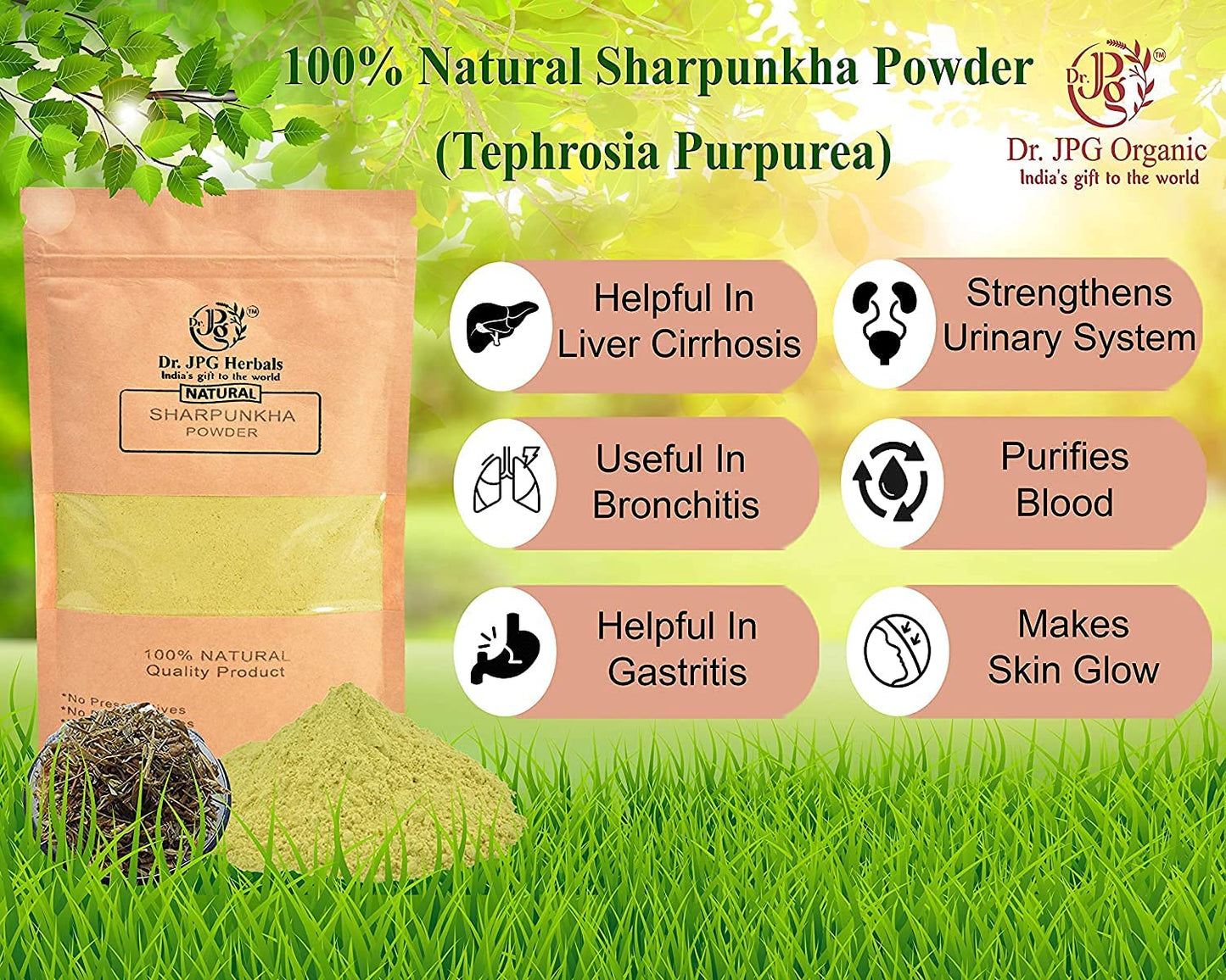Verem 100% Natural Sharpunkha (Sarpokha) Powder - 200g | FSSAI, ISO & GMP Certified - görsel 2