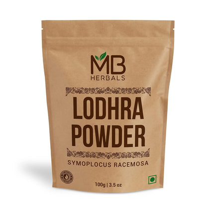 MB Herbals Lodhra Powder 100 g - Symplocus racemosa for Skin Care