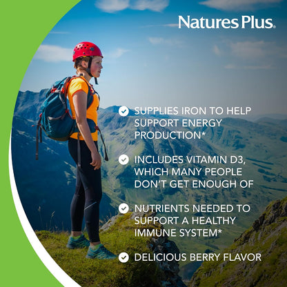 NaturesPlus Source of Life Women Liquid Multivitamin - 30 fl oz (887 ml) - Natural Berry Flavour