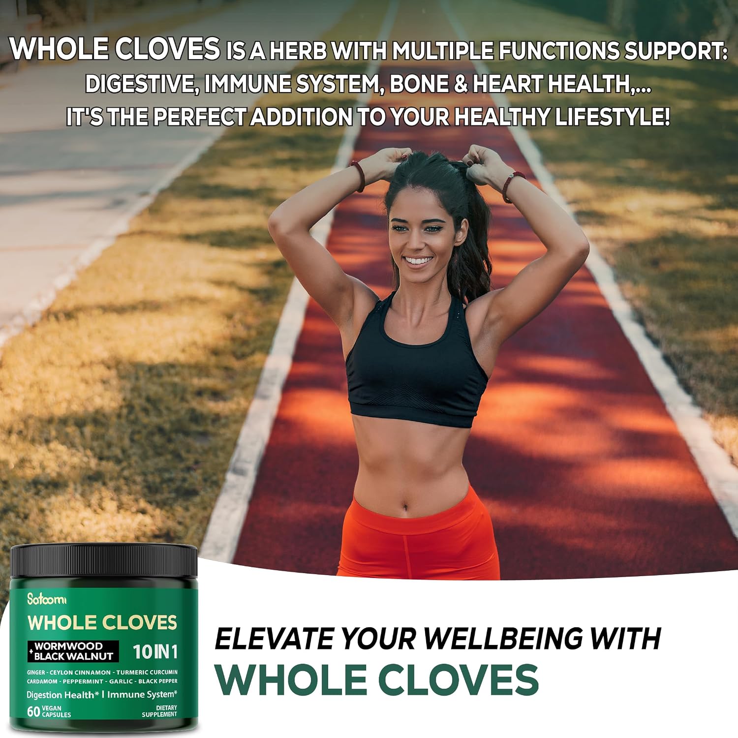 Satoomi 10in1 Clove Supplement - 60 Capsules - görsel 6