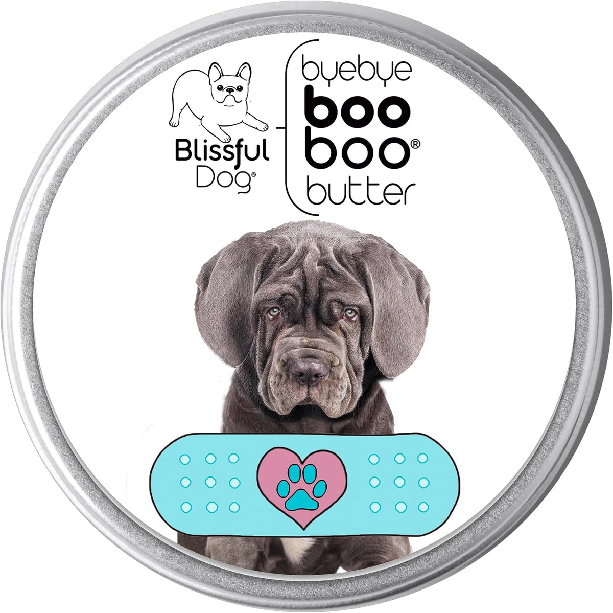 The Blissful Dog 227g Tin Neapolitan Mastiff Booboo Butter - görsel 1
