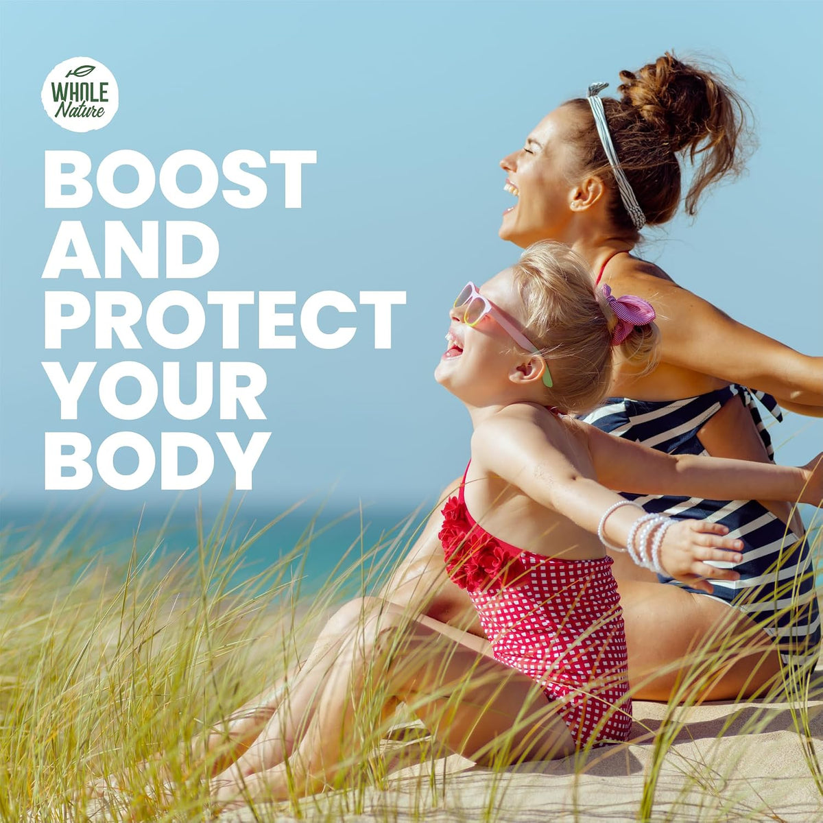 Whole Nature Vitamin D3 K2 Supplement with BioPerine - 5000 IU D3 + K2 MK-7 for Bone and Heart Support - 60 Vegan Capsules - görsel 9