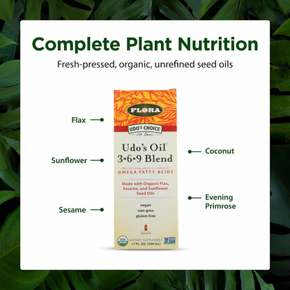 Flora Udo's Choice Omega 369 Oil Blend - 500 ml
