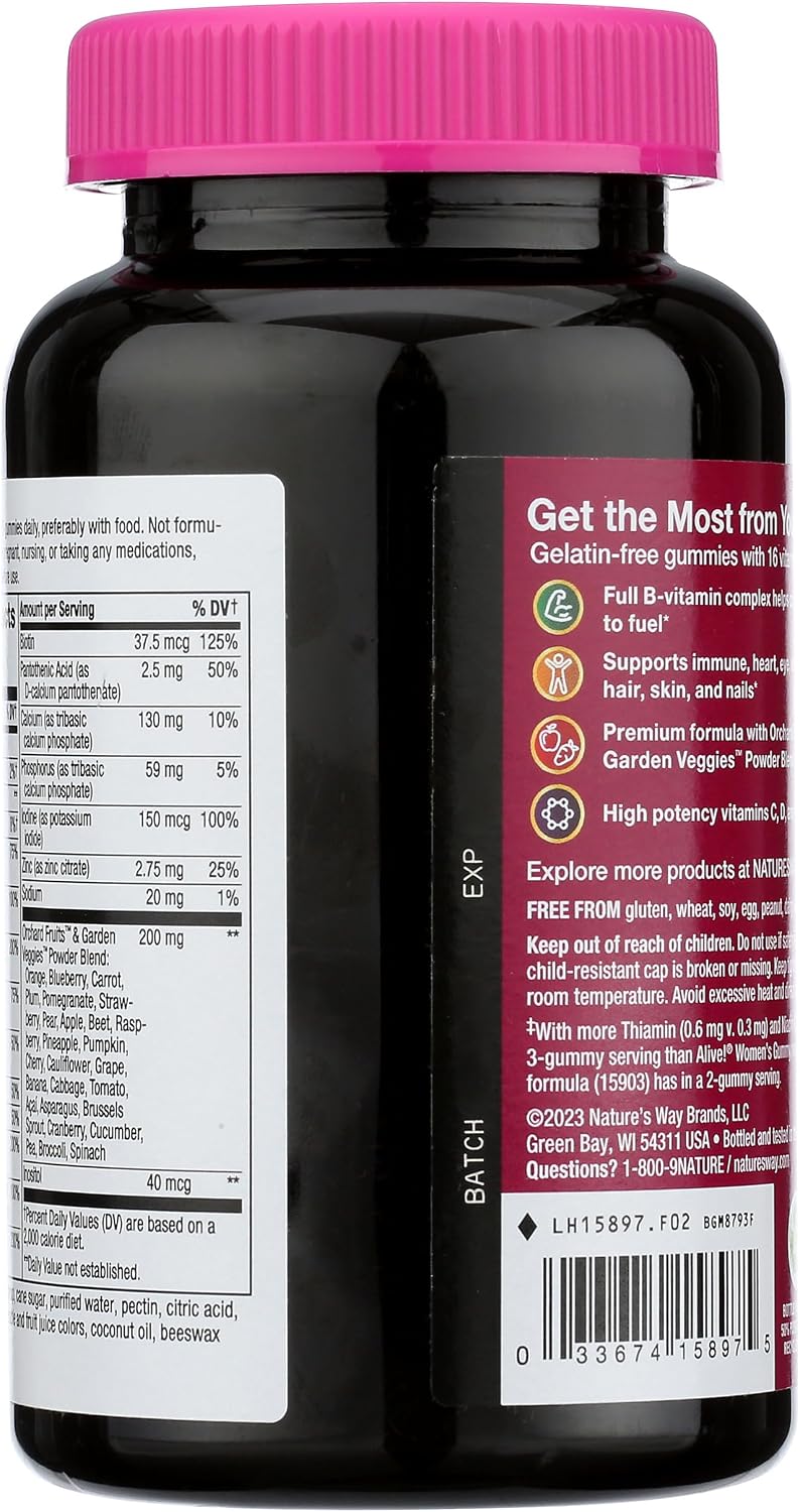 Nature's Way Alive! Women's Vitamin Gummies, 75 CT - görsel 2
