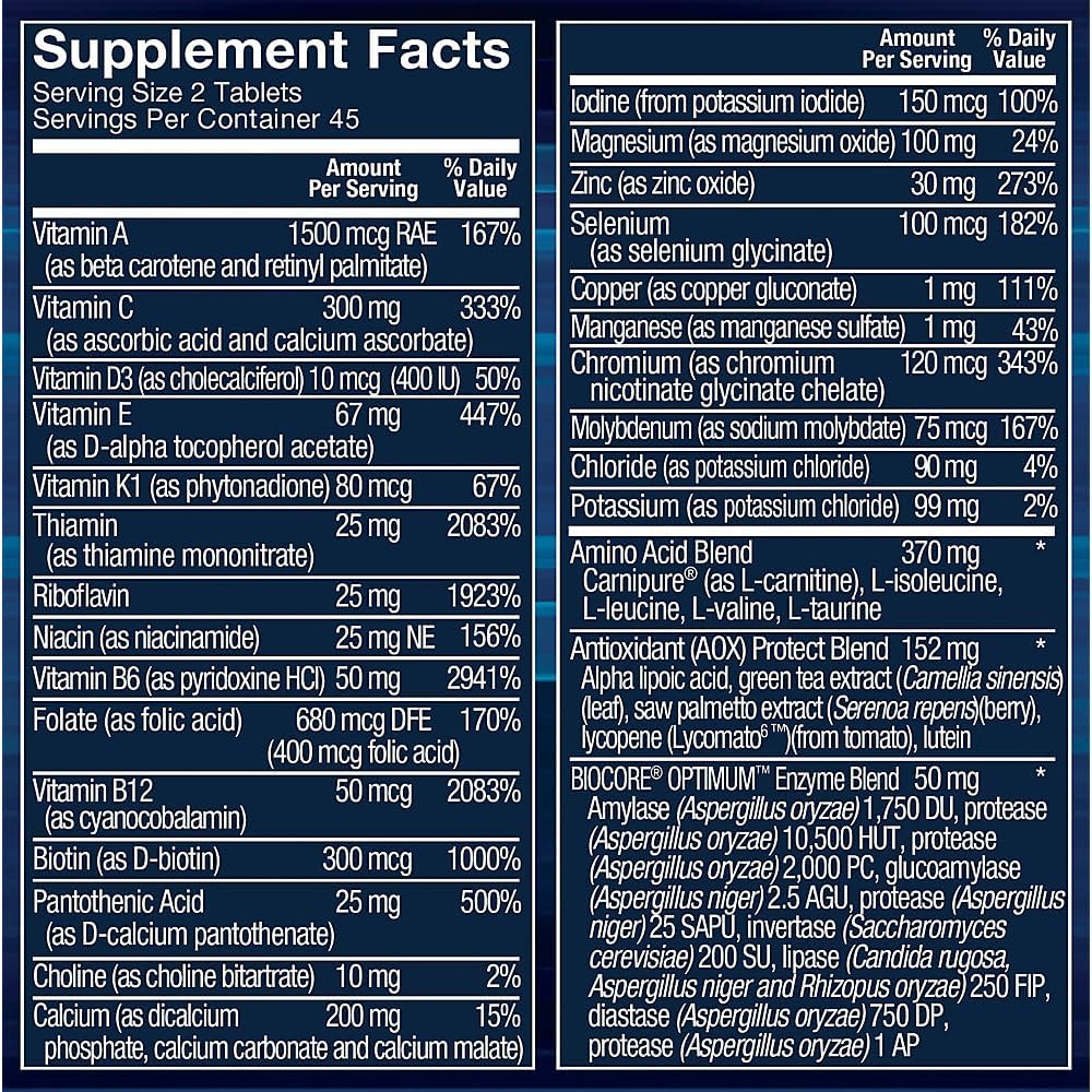 BodyTech Ultimate Man Elite Multivitamin - Training Support Formula (90 Tablets) - görsel 2