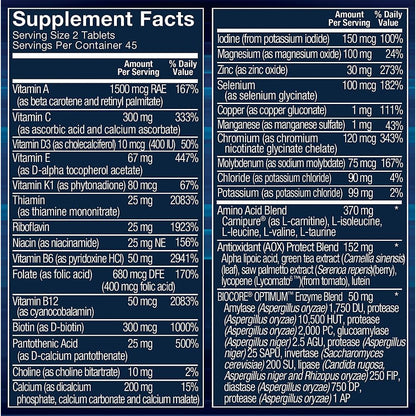 BodyTech Ultimate Man Elite Multivitamin - Training Support Formula (90 Tablets)