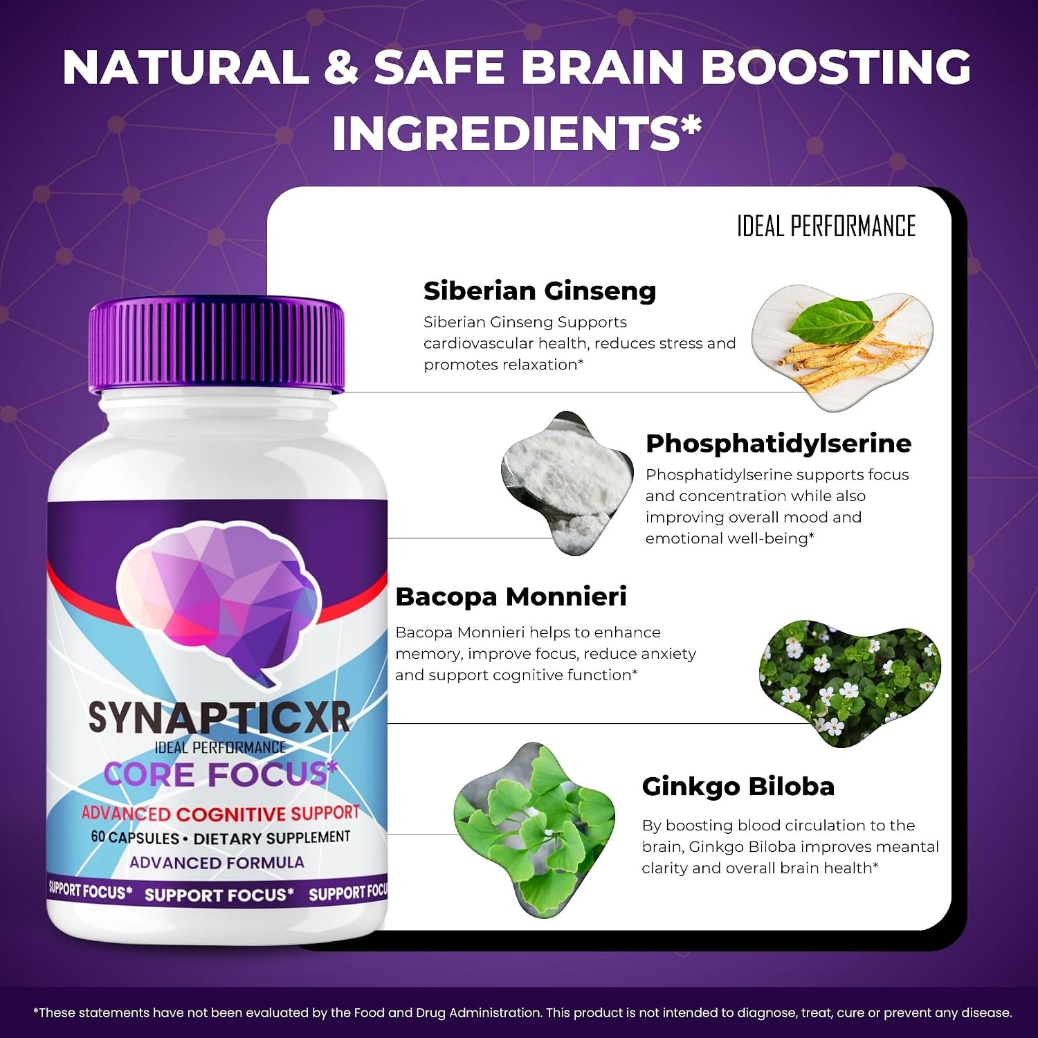 Synaptic XR Capsules – Nerve Health Support | Maximum Strength (3-Pack) - görsel 6