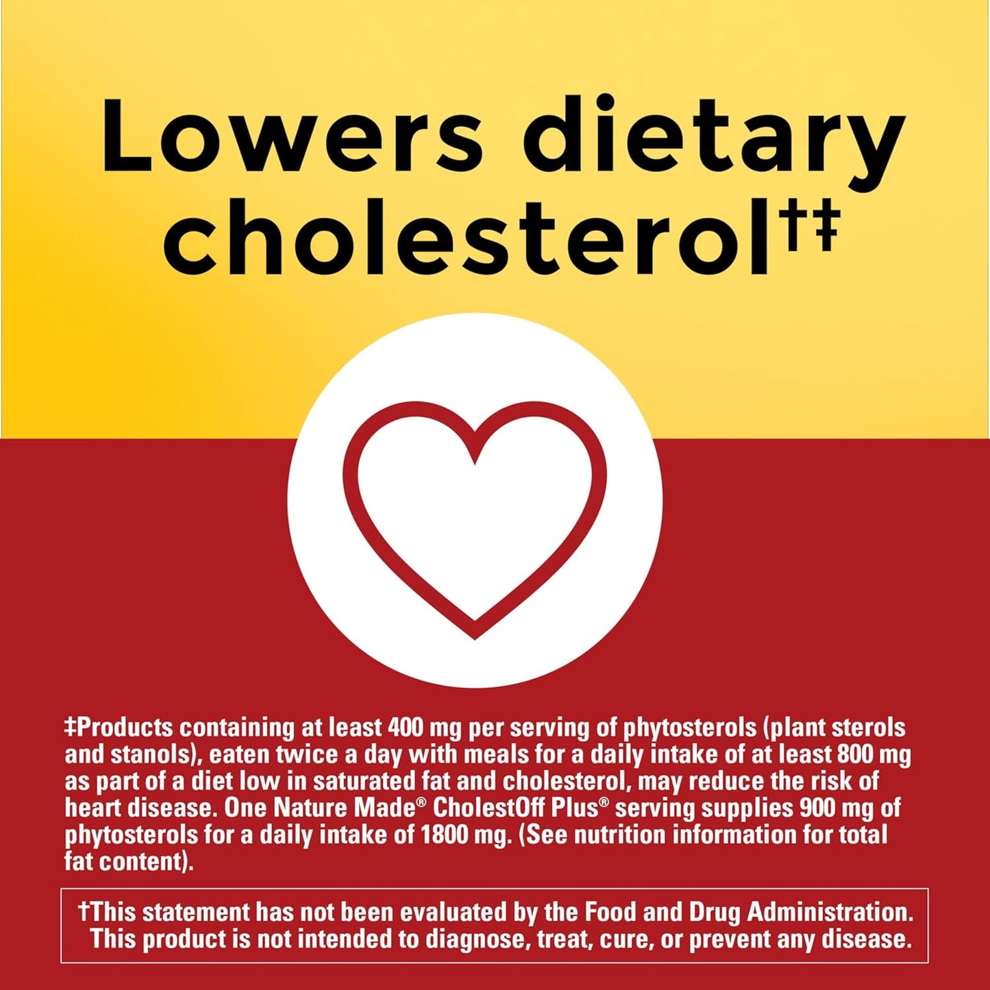 Nature Made CholestOff Plus, Dietary Supplement for Heart Health Support, 100 Softgels - görsel 3