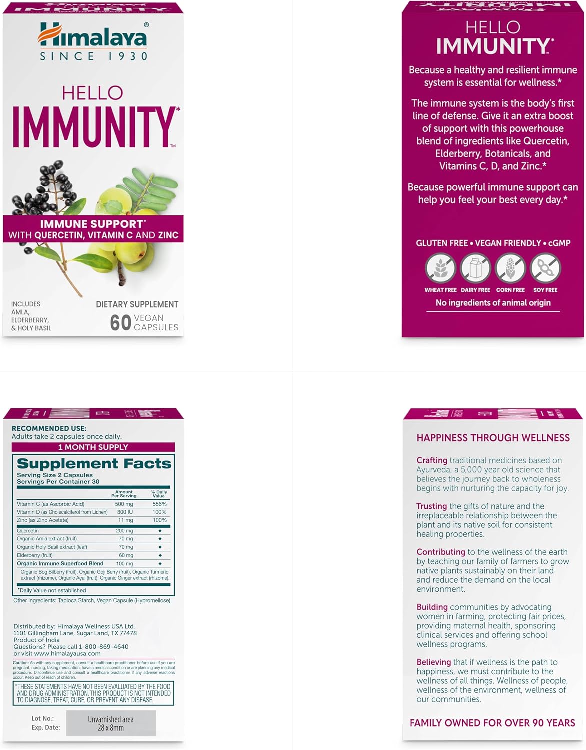 Himalaya Hello Immunity with Quercetin - 500 mg, 60 Caplets - görsel 7