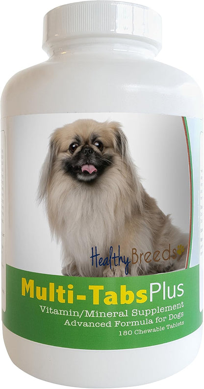 Healthy Breeds Pekingese Multi-Tabs Plus Chewable Tablets (180 Tablets)