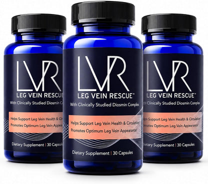 LVR Diosmin Supplement 570mg – Leg Health & Circulation Support – 30-Day Supply