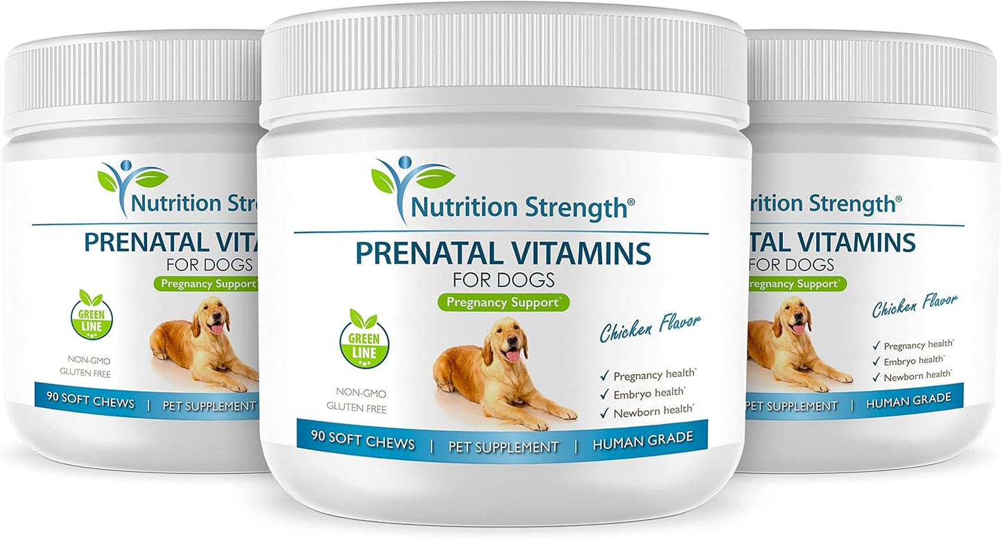 Nutrition Strength Prenatal Vitamins for Dogs - 90 Soft Chews - görsel 5