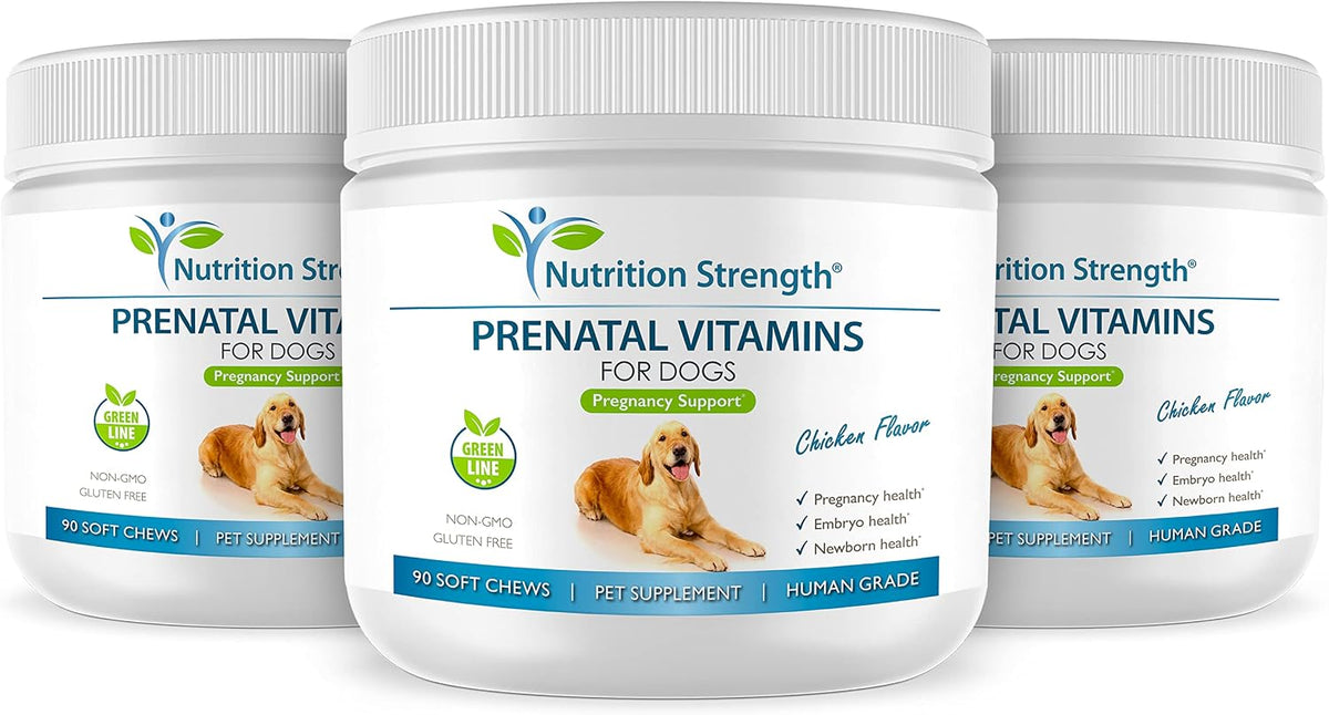 Nutrition Strength Prenatal Vitamins for Dogs - 90 Soft Chews - görsel 5