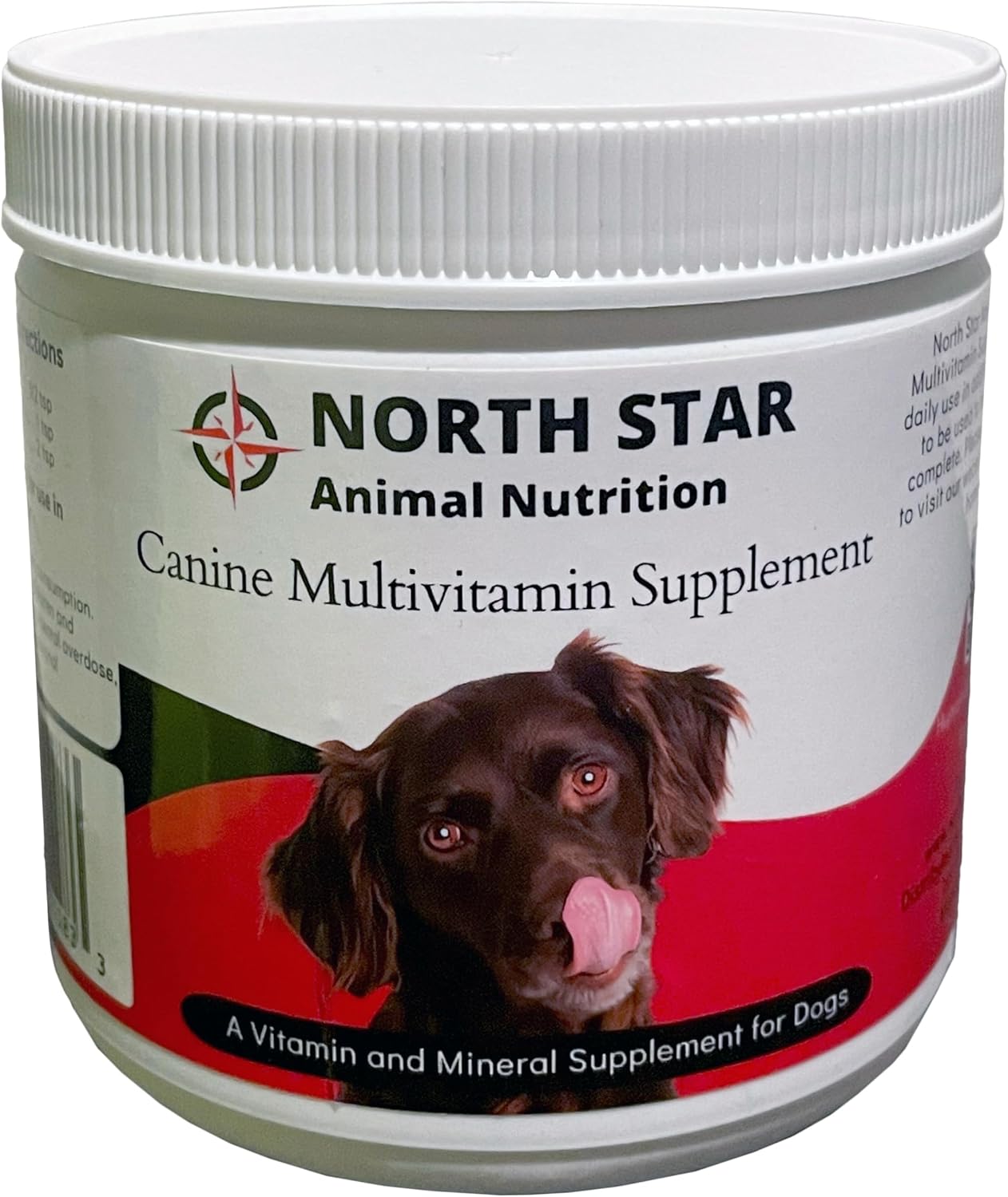North Star Animal Nutrition Canine Multivitamin Supplement All-in-One - 227 g Powder for Dogs with Minerals, Vitamins, Prebiotics and Probiotics - görsel 1