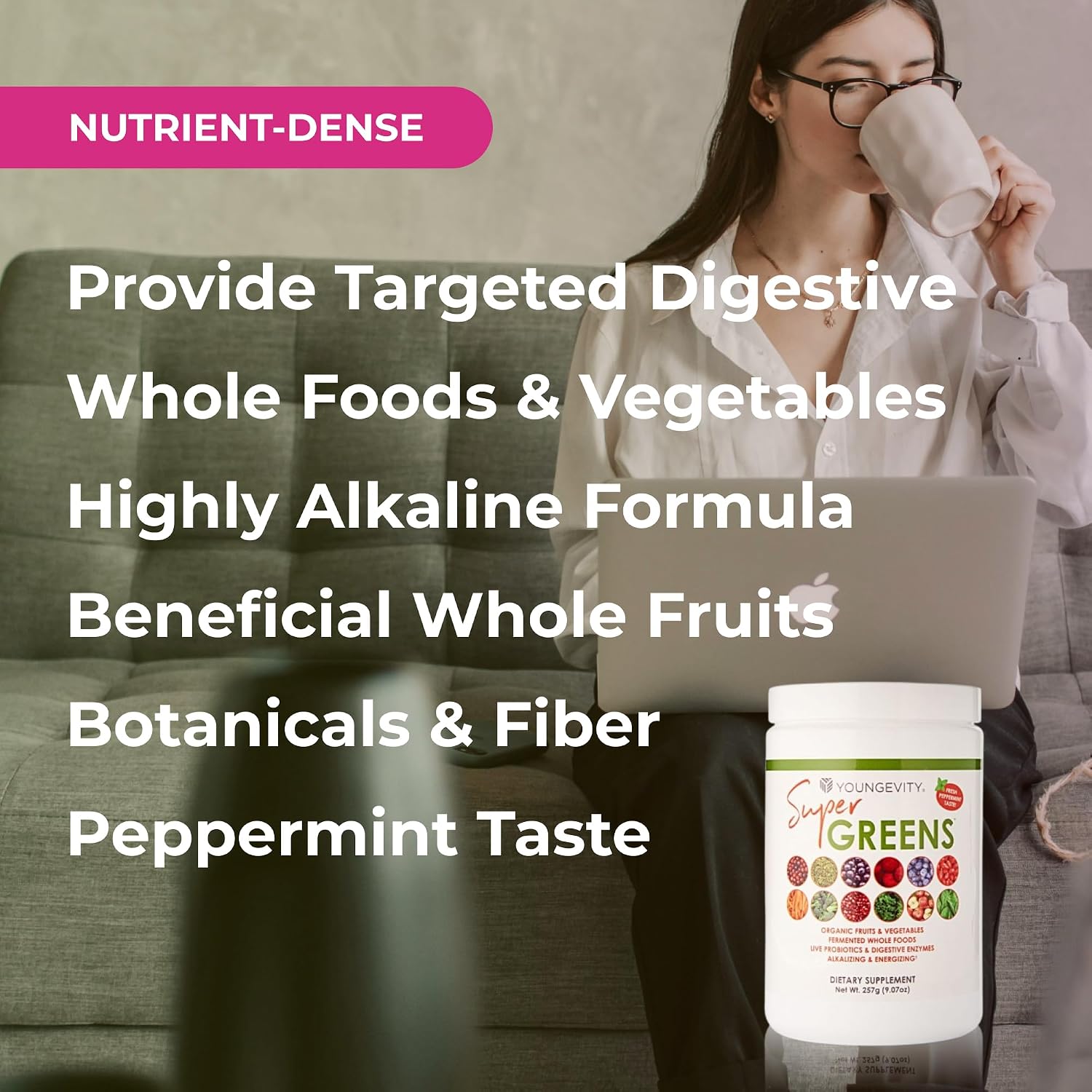 Youngevity Super Greens™ (255 g) - görsel 4