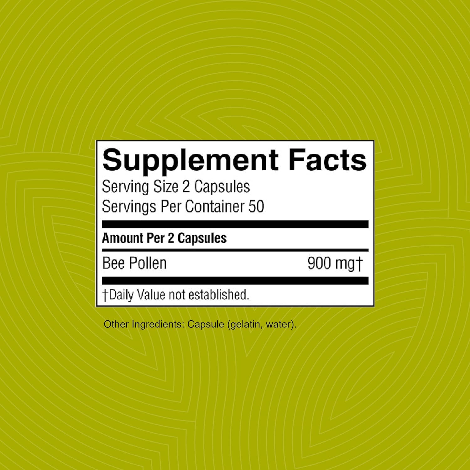 Nature's Sunshine Bee Pollen, 100 Capsules - görsel 3