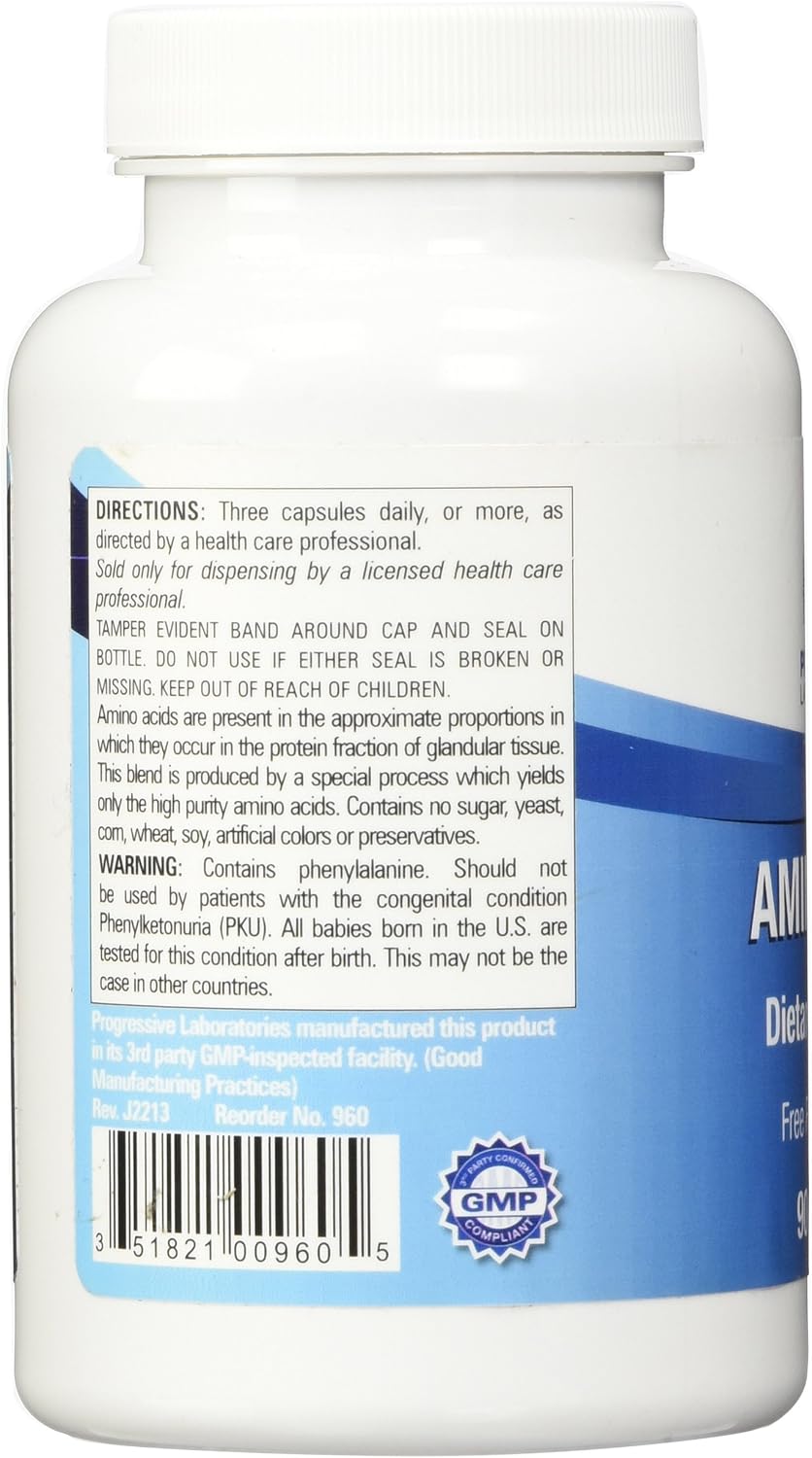 Progressive Labs Amino Blend Supplement, 90 Capsules - görsel 4