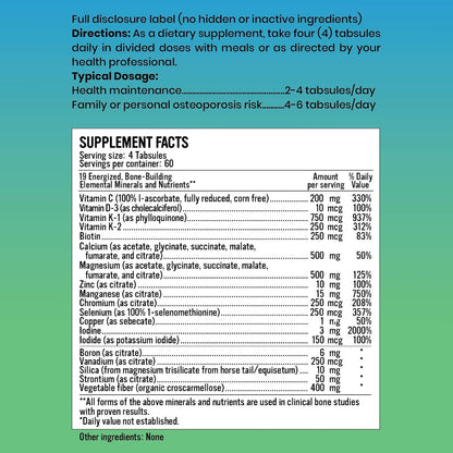 Alkaline for Life Alkalising Minerals+ - Bio-available Calcium, Magnesium & Potassium - 120 Capsules