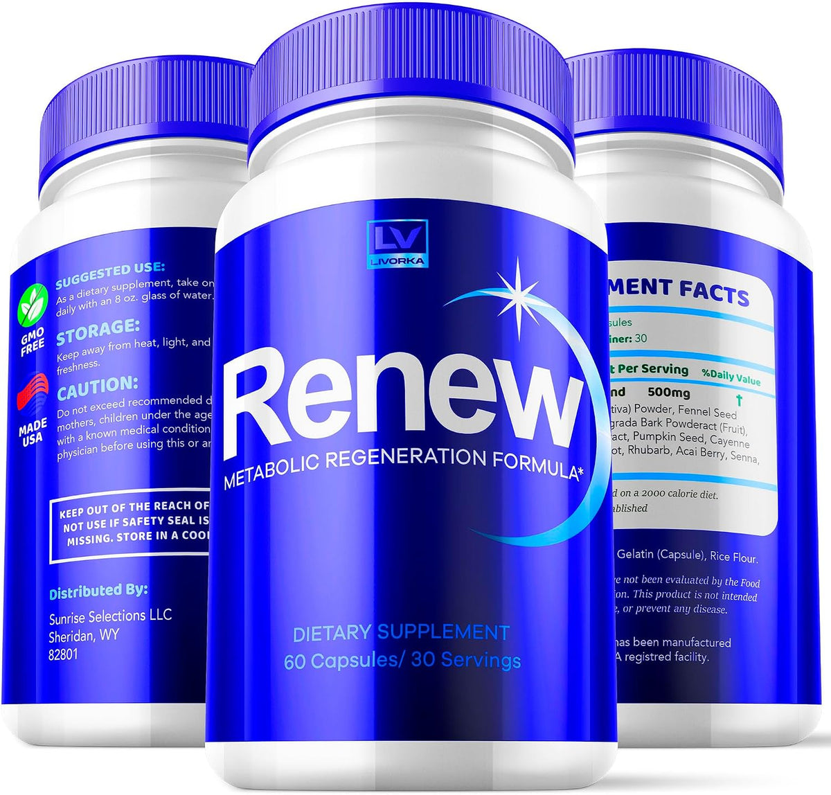 Renew Metabolic Regeneration Formula - 300 Capsules (5 Month Supply) - Pack of 5 - görsel 4