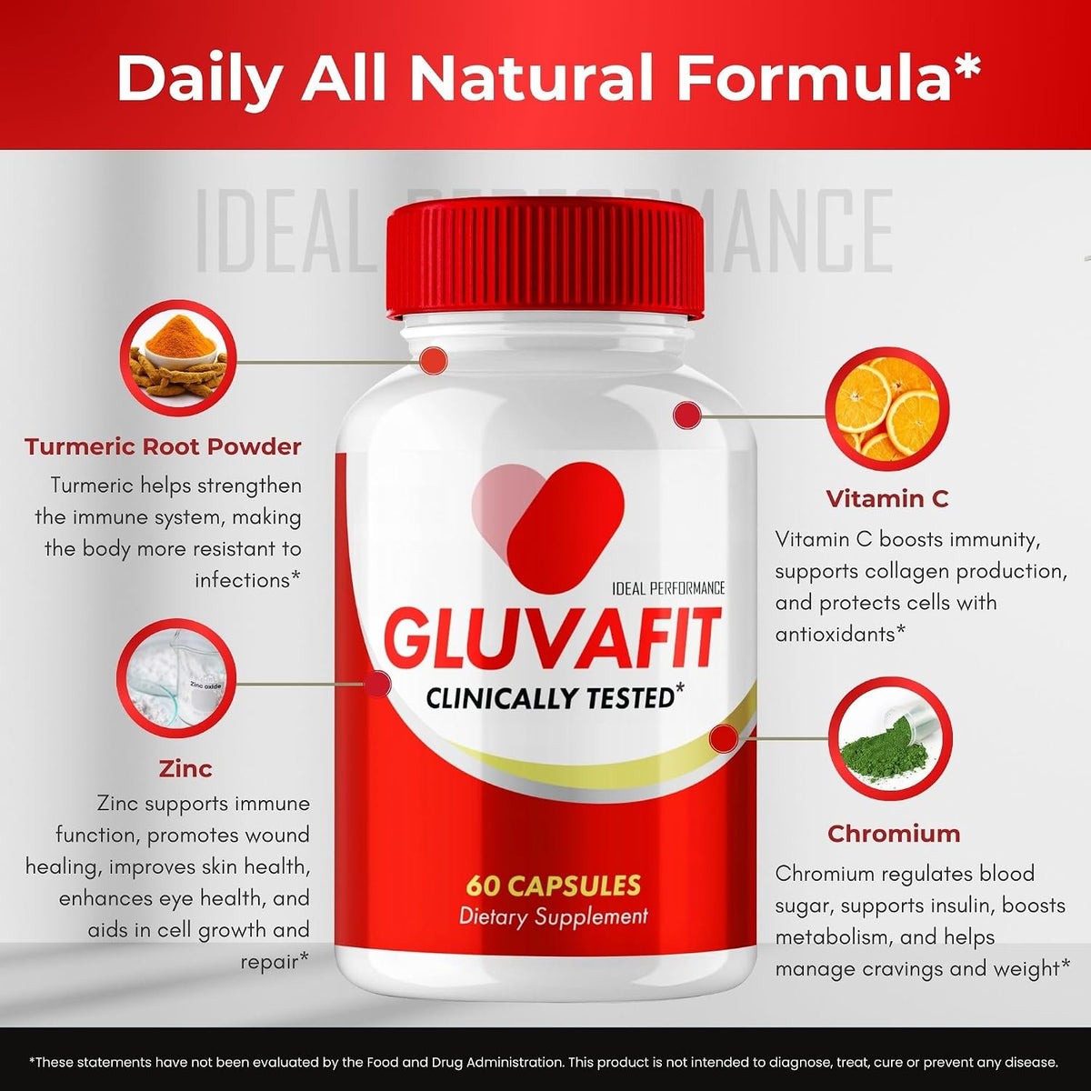 Gluvafit Advanced Blood Formula Capsules – Maximum Strength, All-Natural (5 Pack) - görsel 7