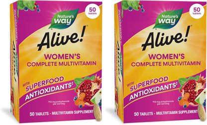 Nature's Way Alive! Complete Multivitamin for Women, 50 Tablets
