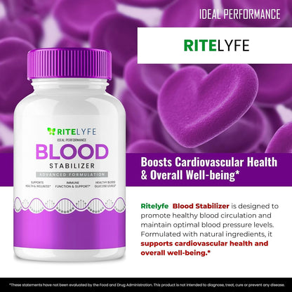 Ritelyfe Blood Stabiliser Capsules - Maximum Strength (3 Pack)